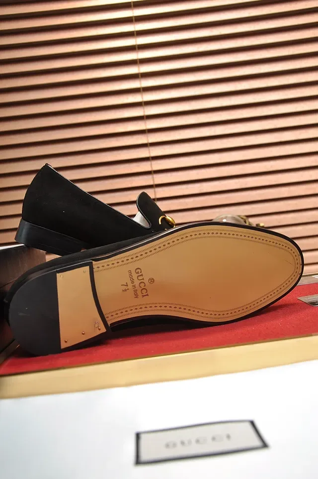 Gucci Horsebit 1955 Black Suede Loafers 3