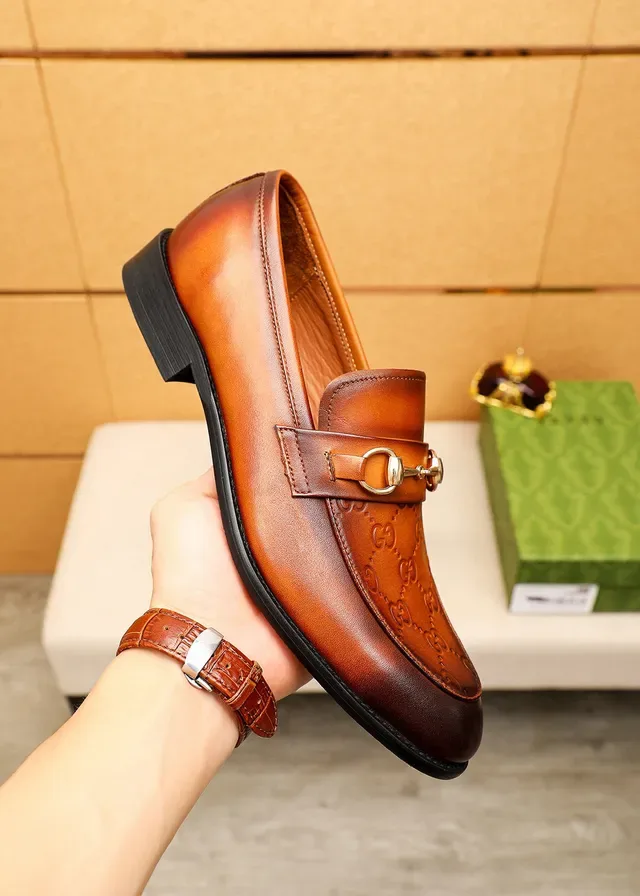 Gucci Horsebit 1955 Brown Monogram Loafers 6