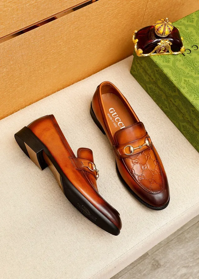Gucci Horsebit 1955 Brown Monogram Loafers 8