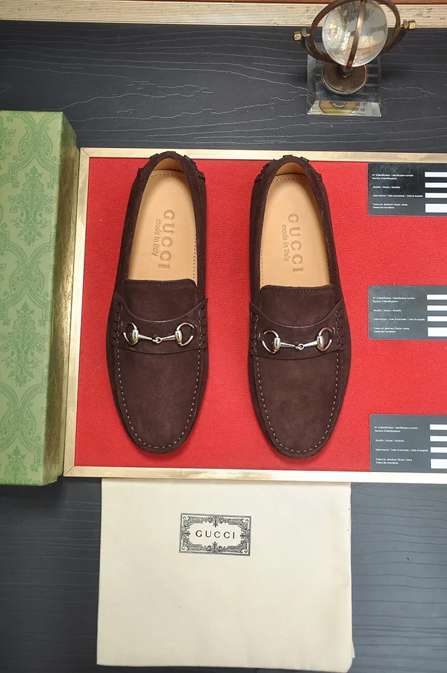 Gucci Horsebit 1955 Mocassins de camurça marrom 2