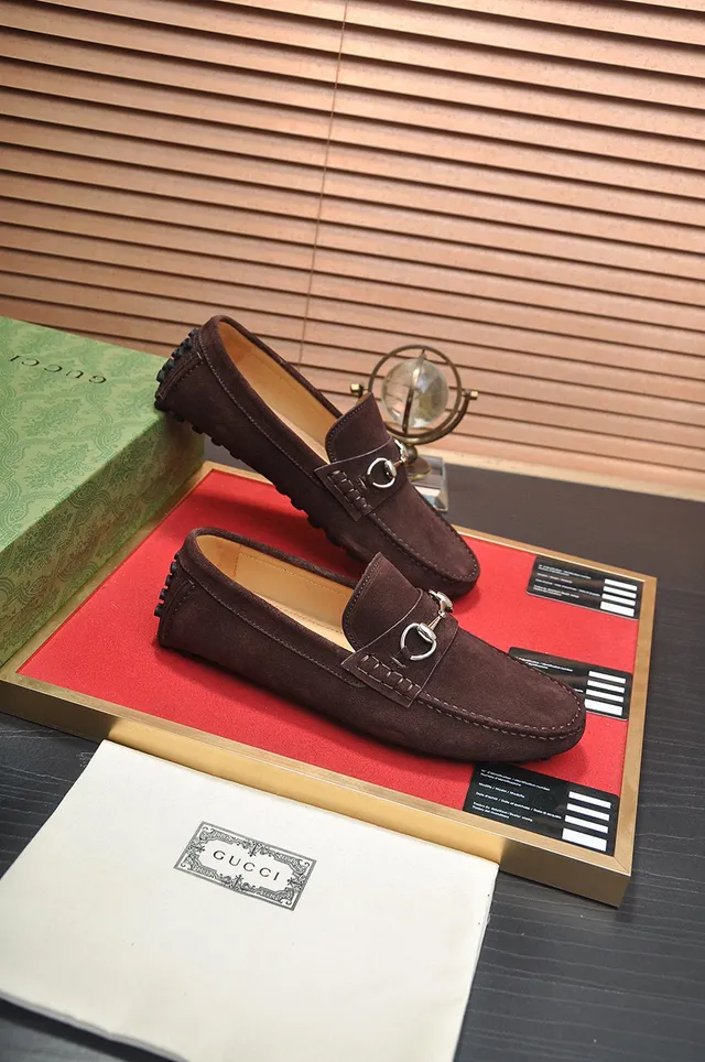 Gucci Horsebit 1955 Mocassins de camurça marrom 6
