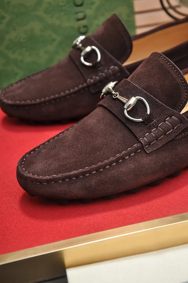 Gucci Horsebit 1955 Mocassins de camurça marrom 8
