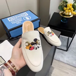 Gucci Horsebit 1955 Disney Mickey Mouse Print Leather Loafer