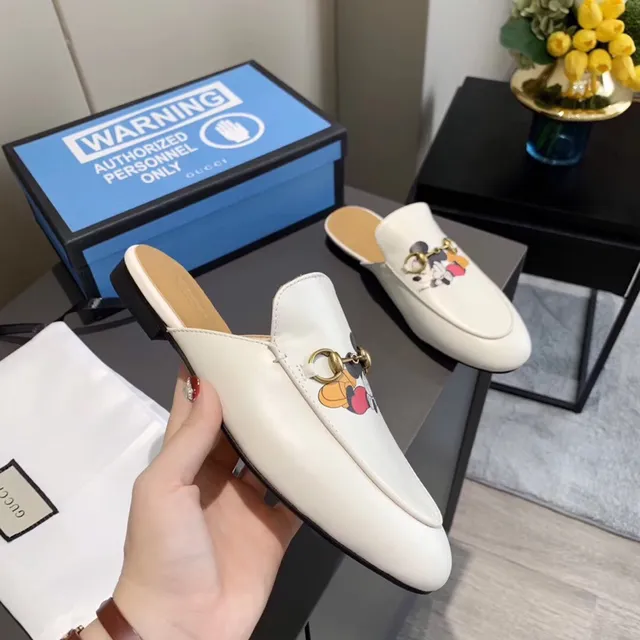 Gucci Horsebit 1955 Disney Mickey Mouse Print Leather Loafer 3