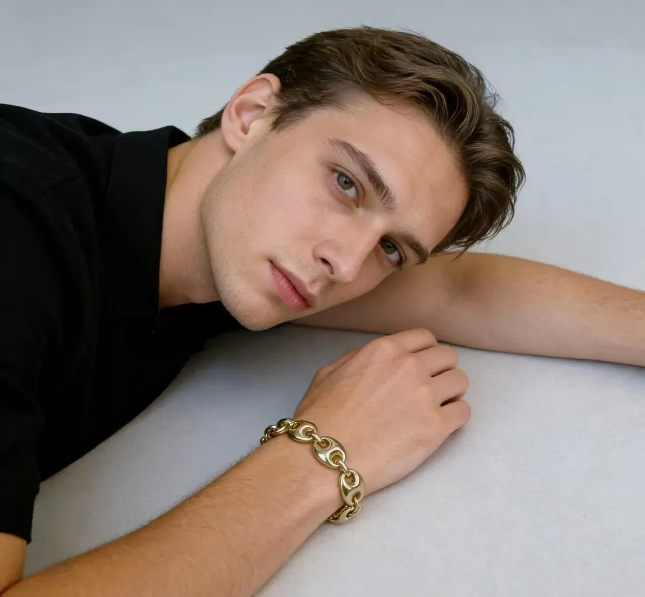 Gucci Horsebit 1955 Gold-Tone Interlocking Oval Link Bracelet 3