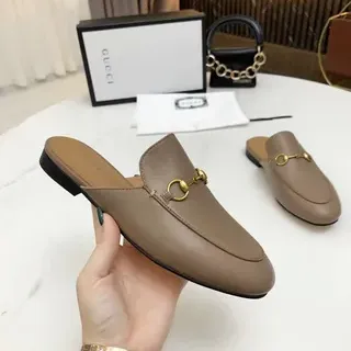 Gucci Horsebit 1955 Taupe Leather Loafers