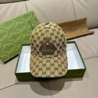 Gucci মনোগ্রাম ক্যানভাস বেসবল ক্যাপ