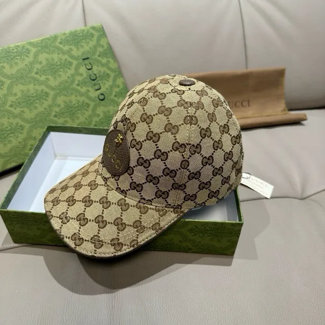 Gucci Monogram Canvas Baseball Cap 9