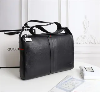 Gucci Ophidia Black Pebbled Leather Boston Bag 9