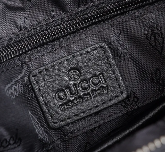 Gucci Ophidia Sac bandoulière Noir Cuir Pebbled 2