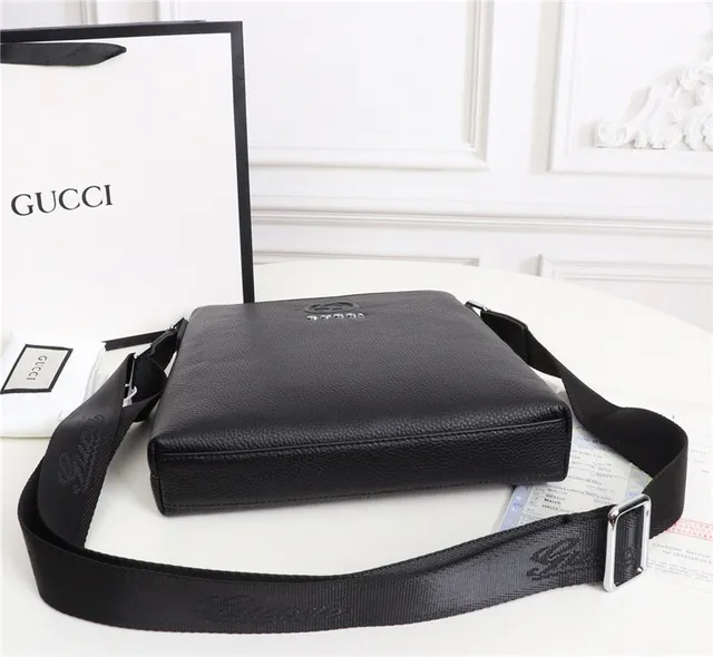 Gucci Ophidia Sac bandoulière Noir Cuir Pebbled 6