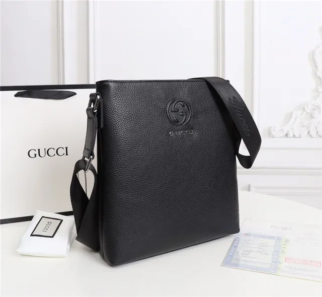 Gucci Ophidia Sac bandoulière Noir Cuir Pebbled 8