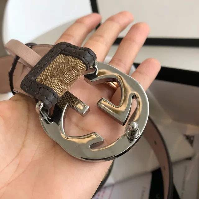 Gucci Ophidia GG Belt Beige Brown Leather Belt 2