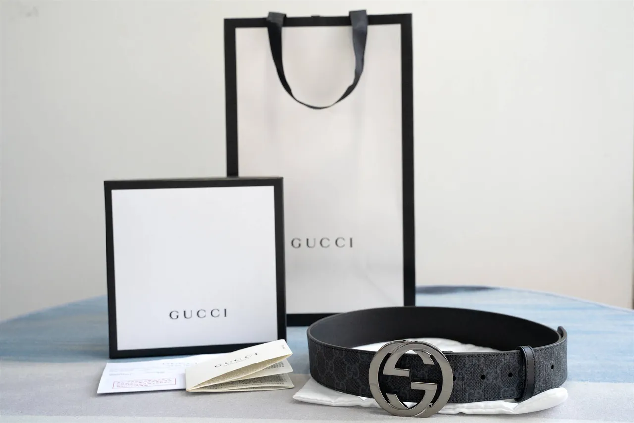 Gucci Ophidia GG Monogram Leather Belt 6