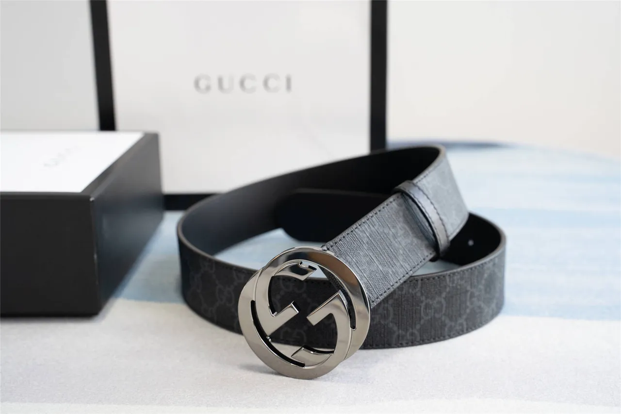 Gucci Ophidia GG Monogram Leather Belt 9
