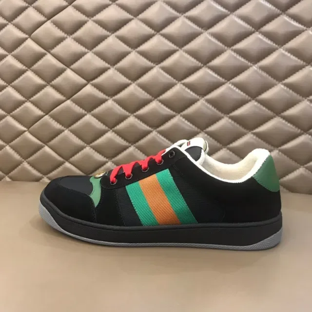 Gucci Rhyton Preto Vermelho Verde Web Lifestyle Sneakers 6