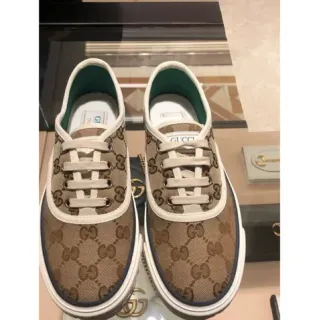 Gucci Screener GG Monogram Canvas Beige Lifestyle Sneakers