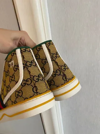 Gucci Screener GG Monogram Web Stripe Lifestyle Sneakers 7