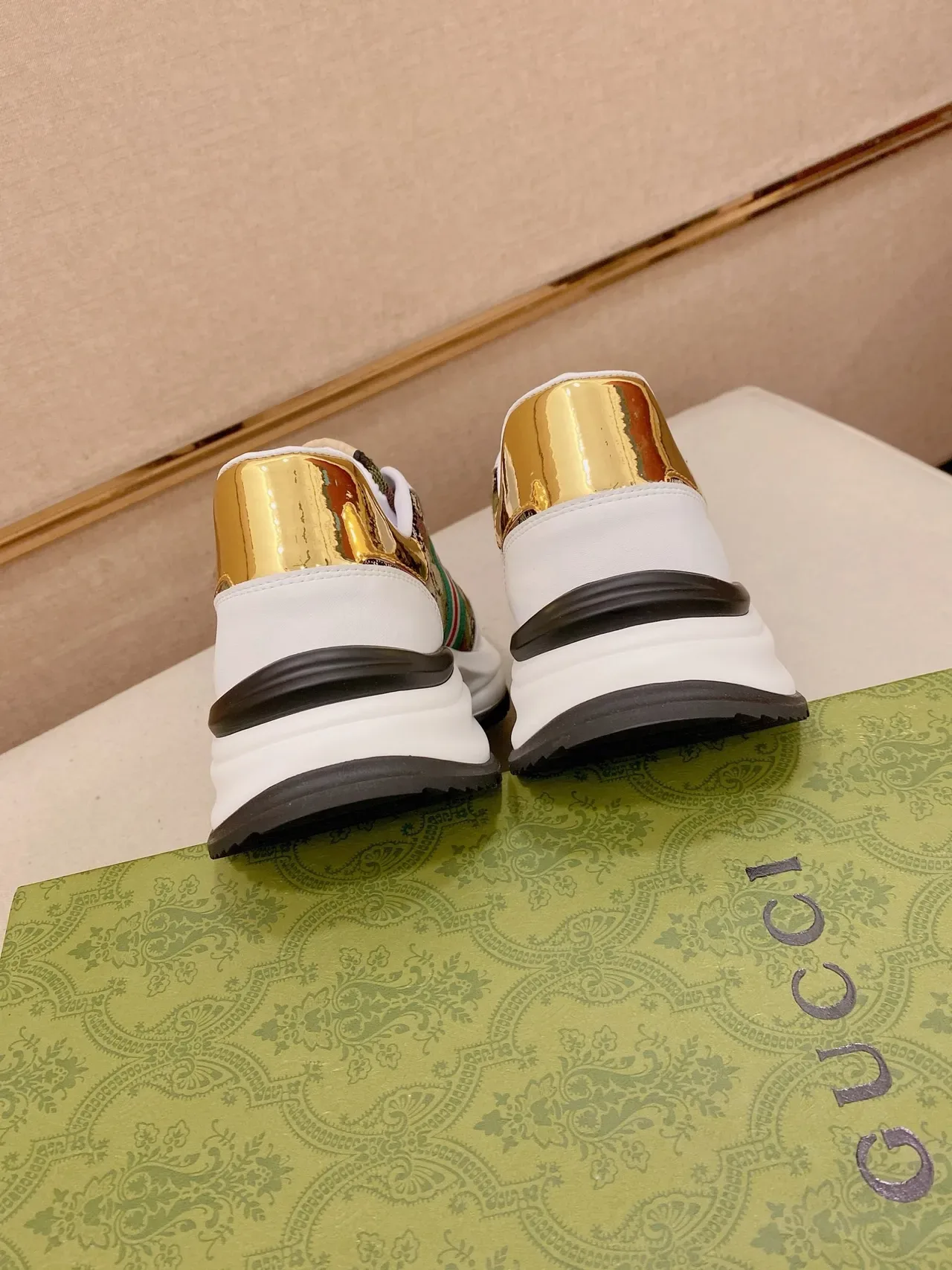 Gucci Screener GG Monogram Web Stripe Lifestyle Sneakers 8