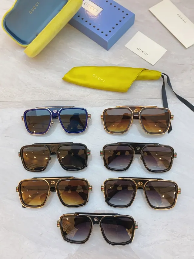 Gucci Screener Oversized Shield-Frame Gradient Gray Sunglasses 2