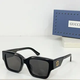 Gucci Screener Oversized Square Black Acetate Sunglasses