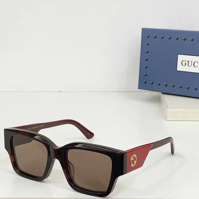Gucci Screener Oversized Square Black Acetate Sunglasses 5