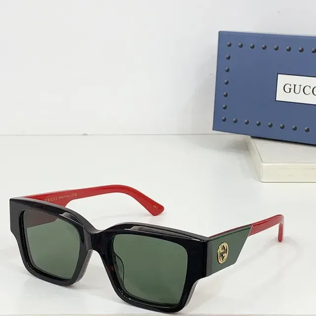 Gucci Screener Oversized Square Black Acetate Sunglasses 6