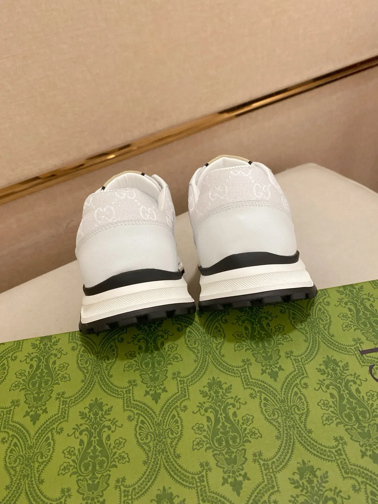 Gucci Screener White GG Monogram Lifestyle Sneakers 8
