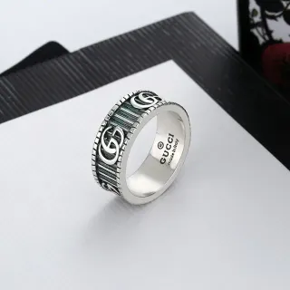 Gucci Screener banda ancha Interlocking G anillo