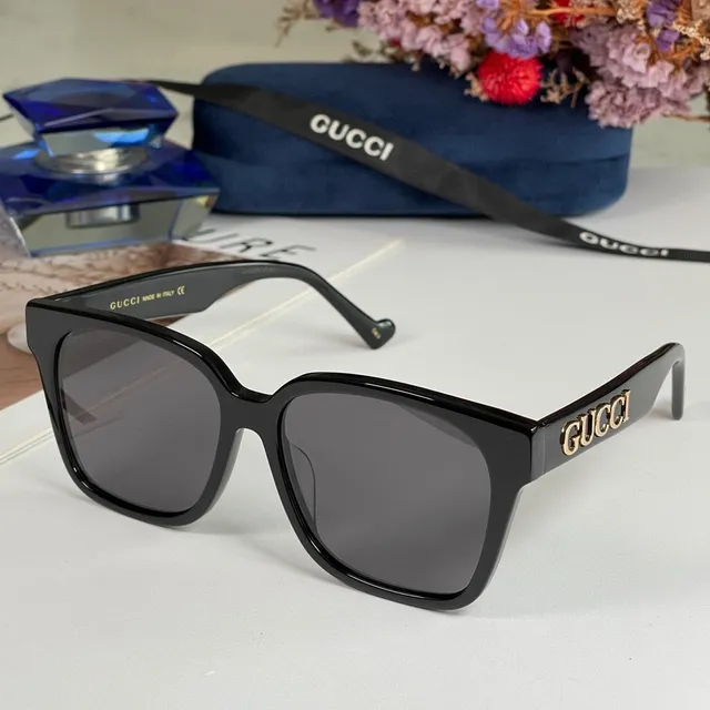 Gucci Square Oversized White Sunglasses 5