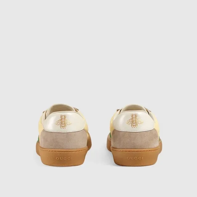 Gucci Tennis 1977 Beige Green Red Web Lifestyle Sneakers 3