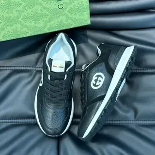 Gucci Tennis 1977 Black and White Lifestyle Sneakers