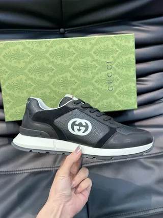 Gucci Tennis 1977 Black and White Lifestyle Sneakers 5