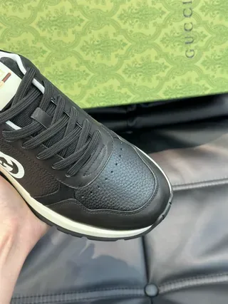 Gucci Tennis 1977 Black and White Lifestyle Sneakers 7