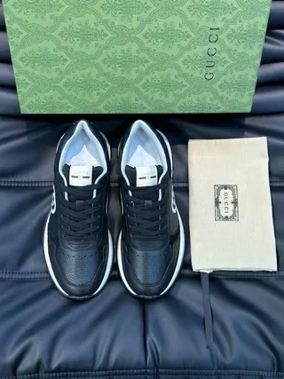 Gucci Tennis 1977 Black and White Lifestyle Sneakers 8