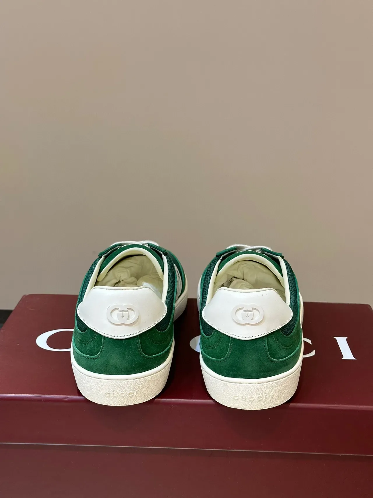 Gucci Tennis 1977 Verde Camurça e Malha Sneakers Lifestyle 6