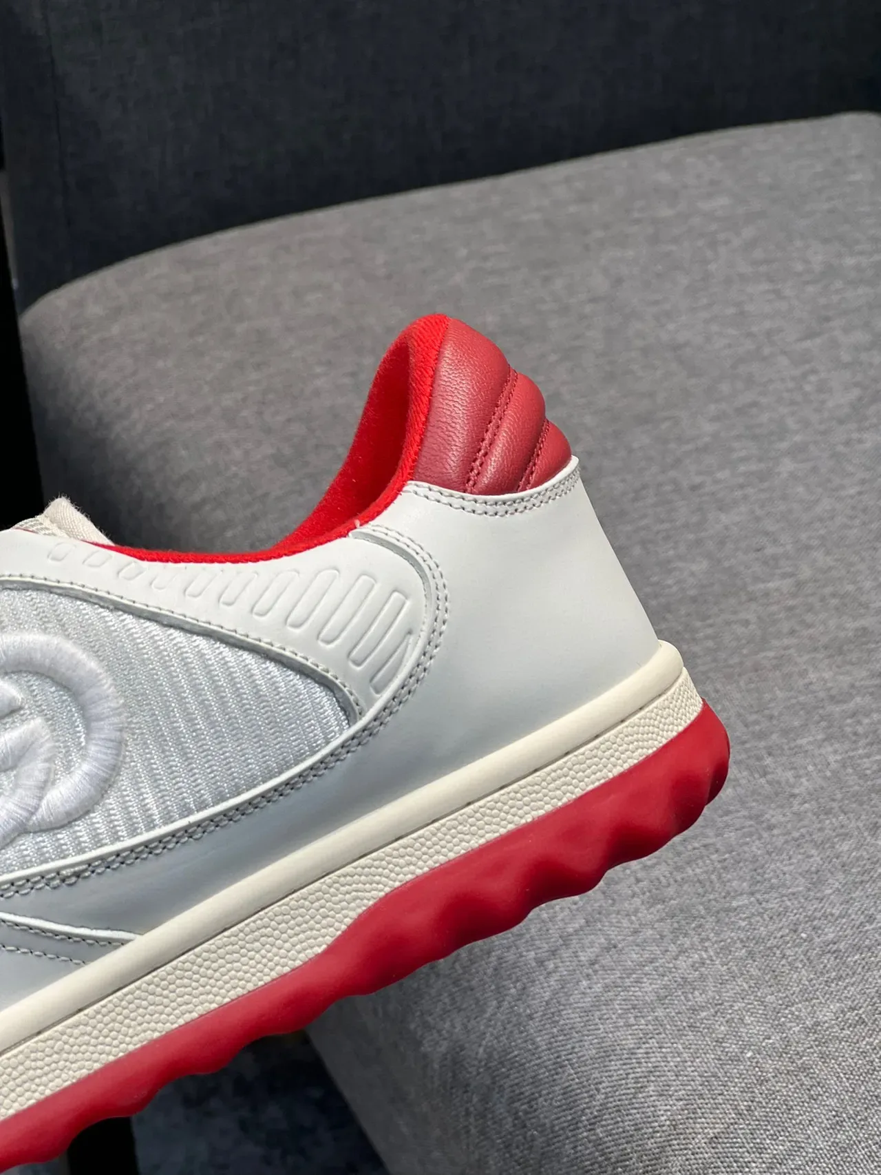 Gucci Tennis 1977 Red and White Lifestyle Sneakers 8