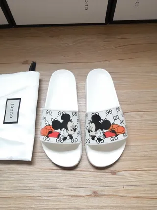 Gucci x Disney Mickey Mouse GG Slide Slippers 4