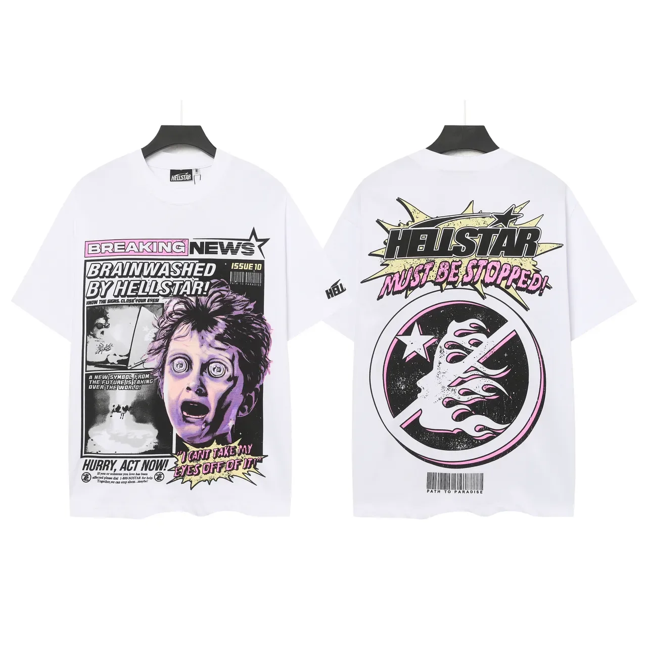 Hellstar Breaking News Brainwashed by Hellstar Issue 10 T-Shirt 3