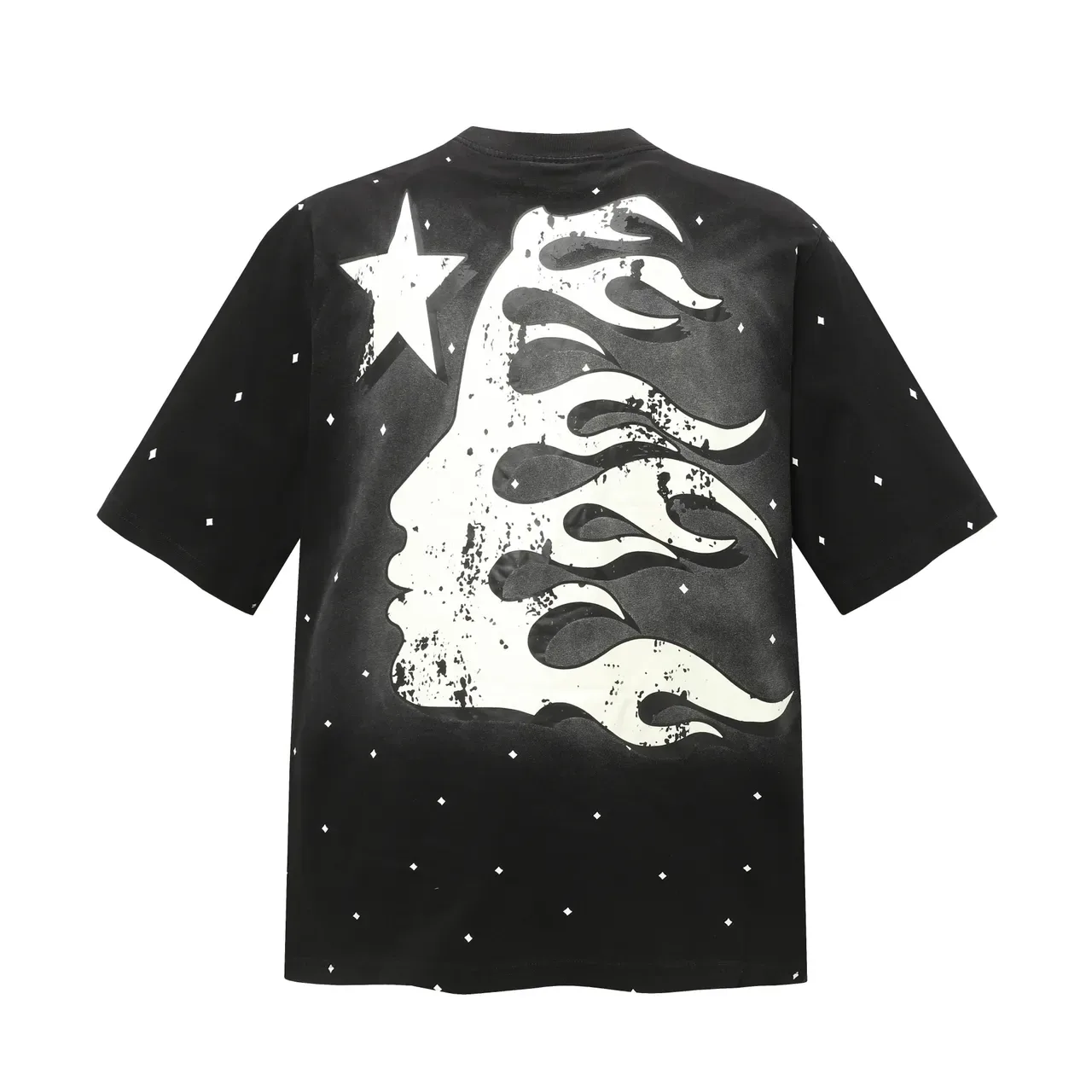 Hellstar Faith to Gravice Graphic Print Black T-Shirt 3