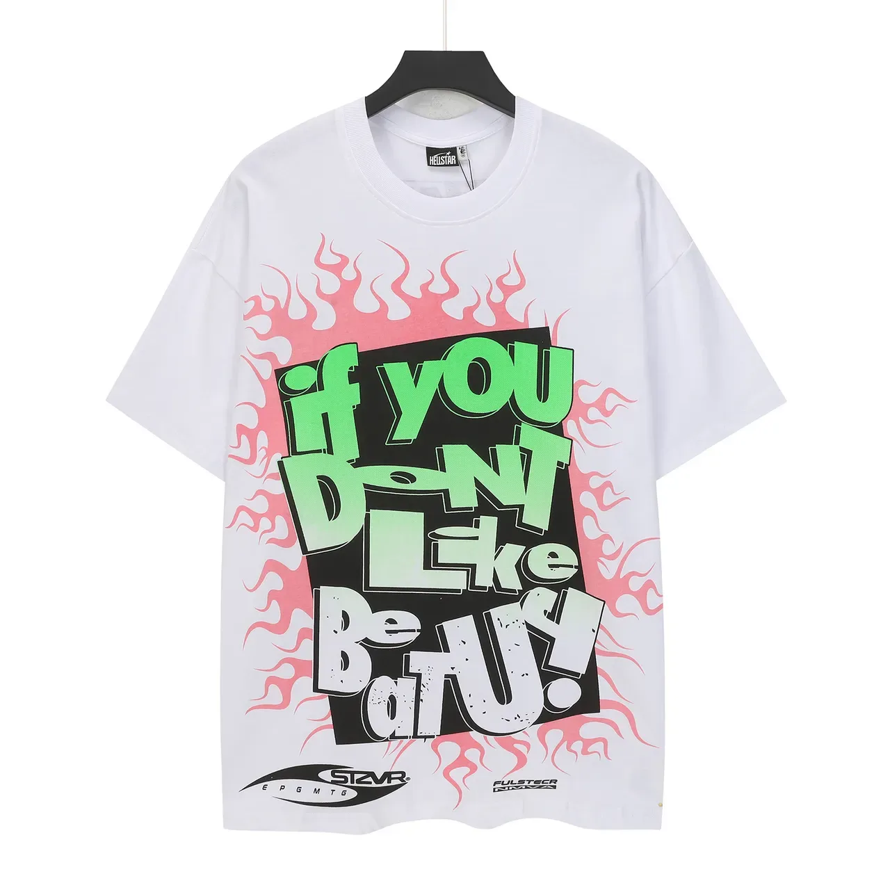 Hellstar Graphic Flame Print Oversized T-Shirt 2