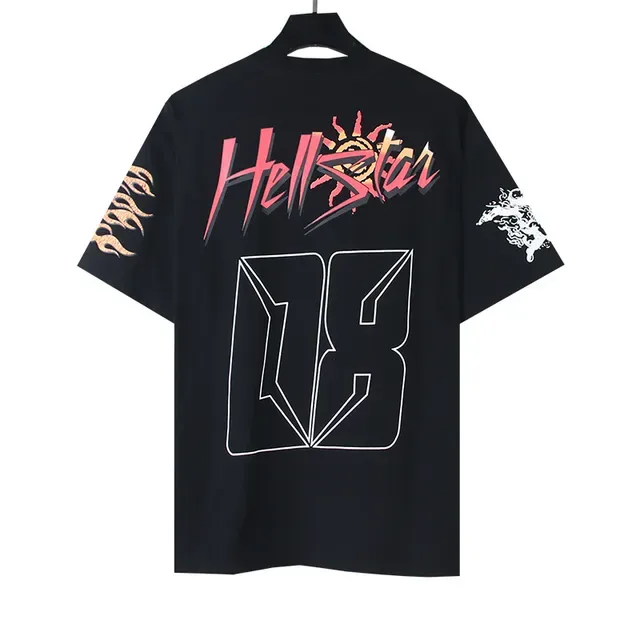 Hellstar Graphic Print '08' T-Shirt 5