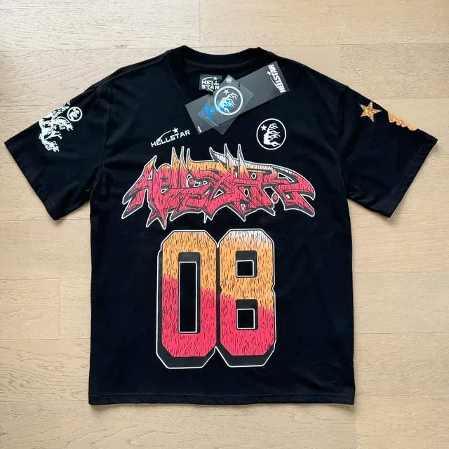 Hellstar Graphic Print '08' T-Shirt 13