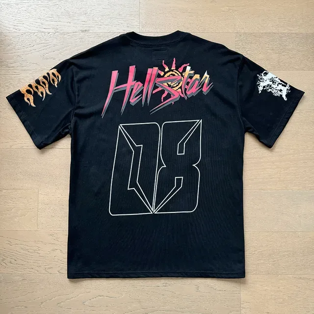 Hellstar Graphic Print '08' T-Shirt 15