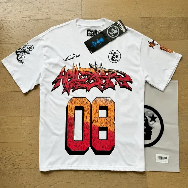 Hellstar Graphic Print '08' T-Shirt 17