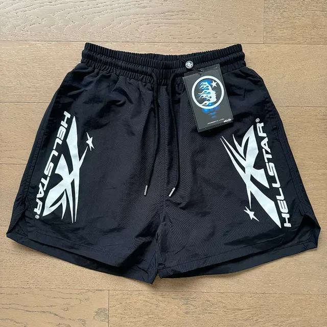 Hellstar طباعة جرافيكية شورت رياضي أسود 8