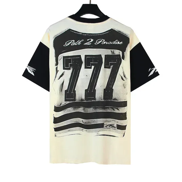 Hellstar Graphic Print Contrast-Sleeve Oversized T-Shirt 3