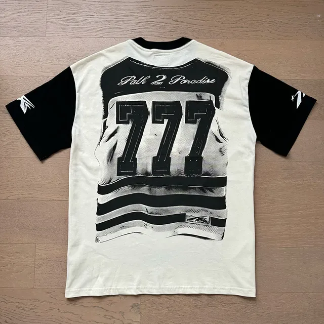 Hellstar Graphic Print Contrast-Sleeve Oversized T-Shirt 7