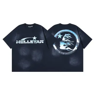 تي شيرت Hellstar أوفرسايز بطباعة جرافيك