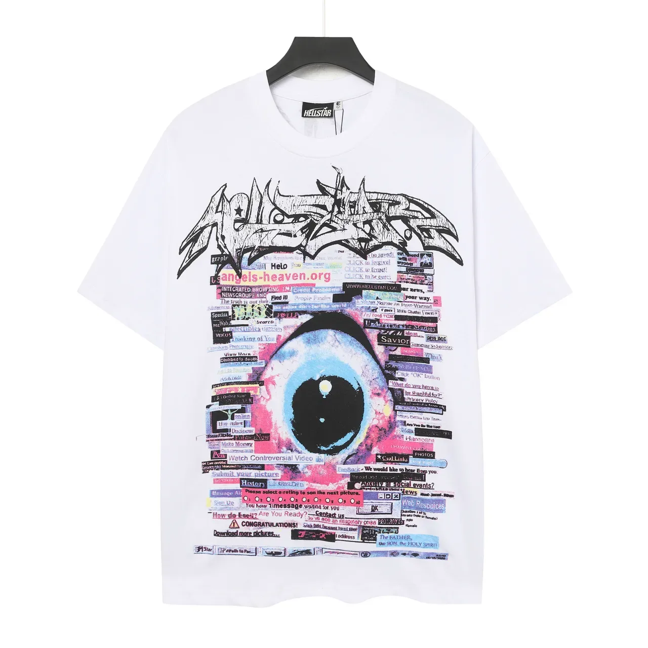 Hellstar Oversized Graphic Eye Collage T-Shirt 2